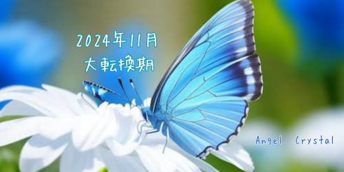 You are currently viewing 2024年11月　大転換期